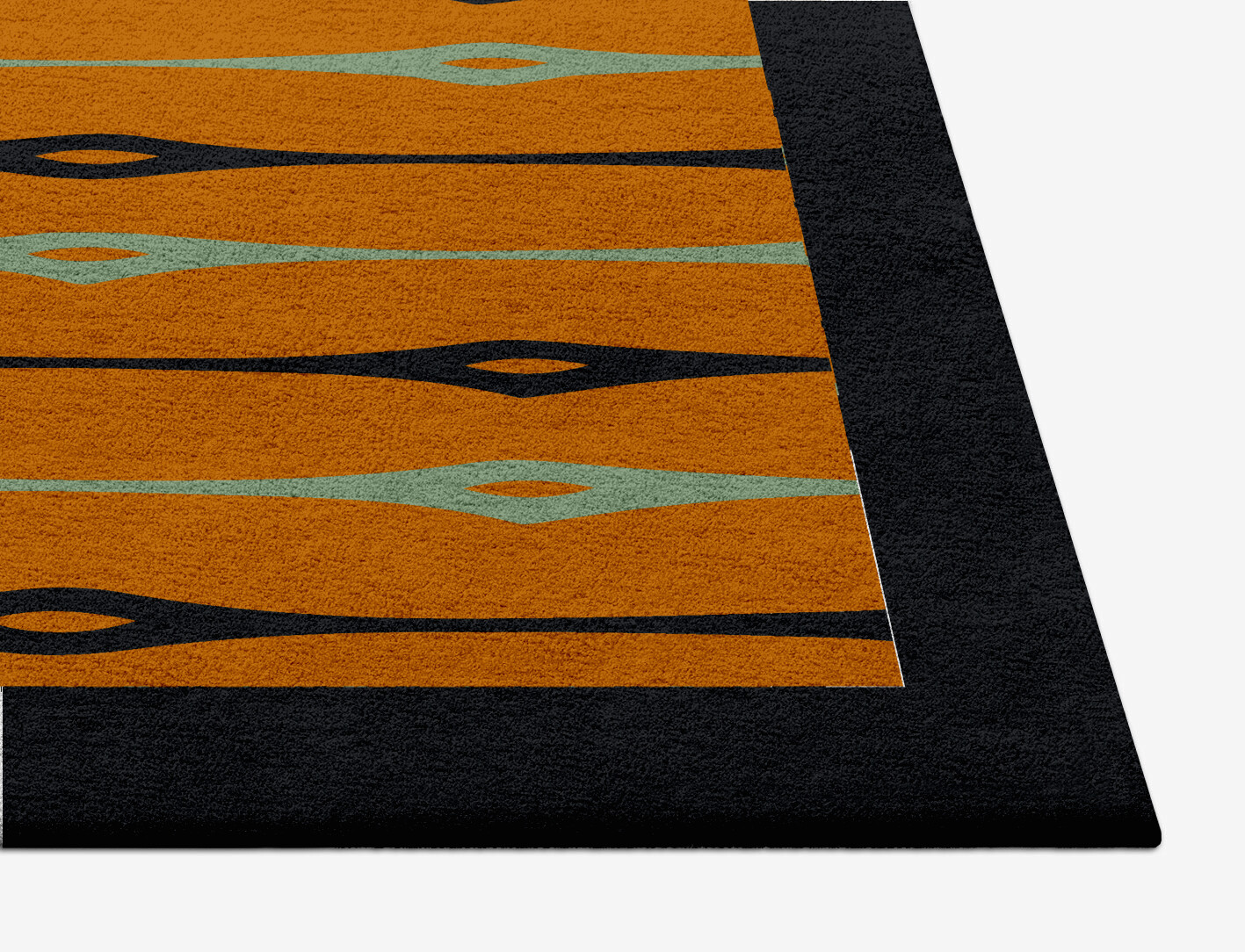 Lyre Geometric Square Hand Tufted Pure Wool Custom Rug by Rug Artisan
