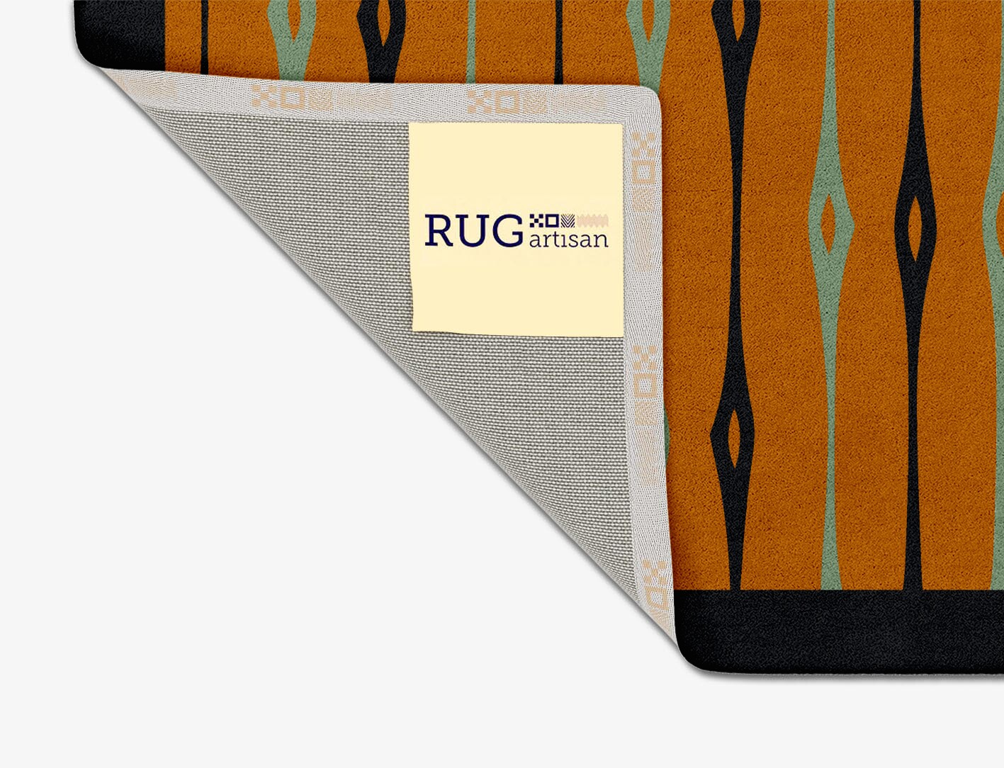 Lyre Geometric Square Hand Tufted Pure Wool Custom Rug by Rug Artisan
