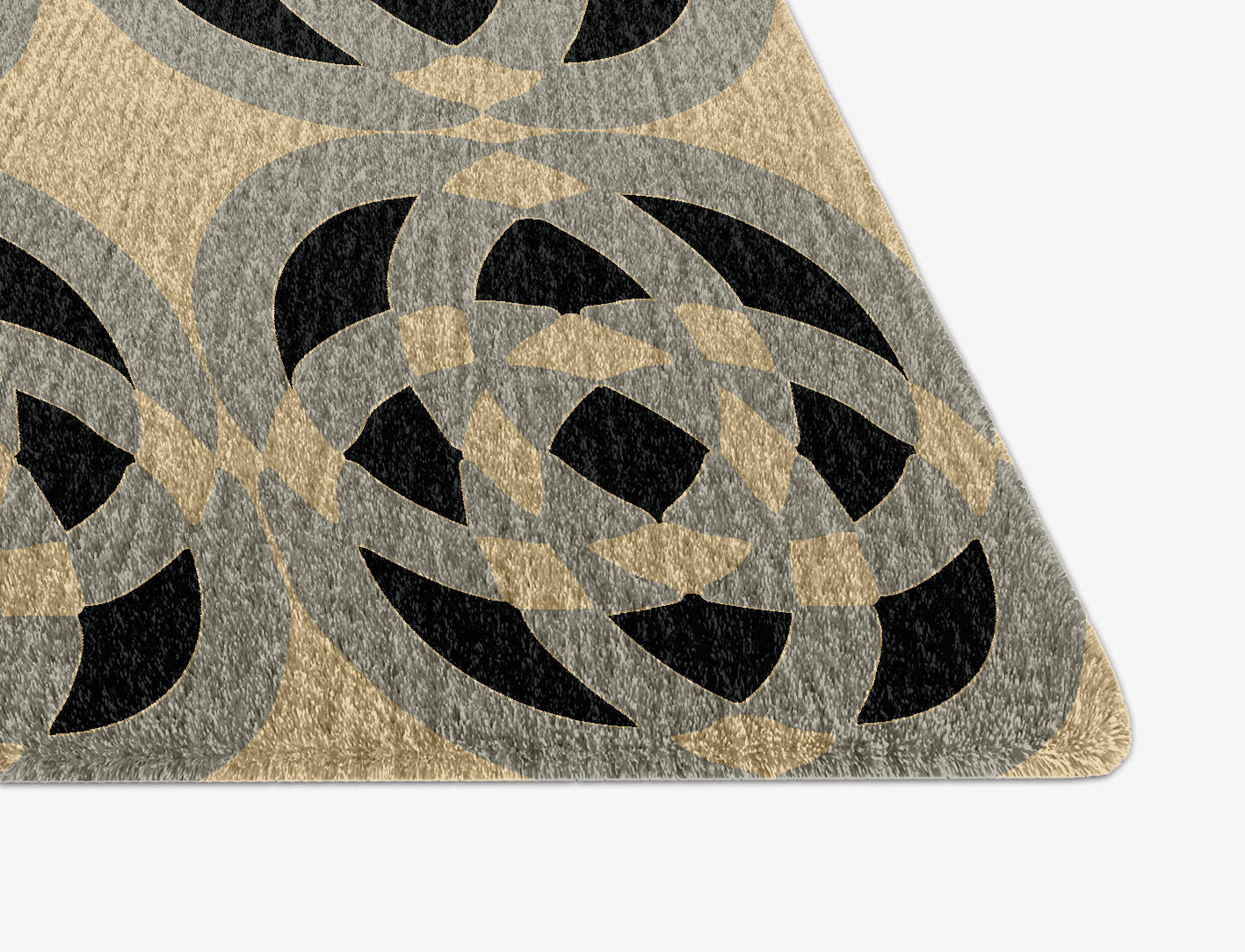 Madison Modern Geometrics Arch Hand Knotted Tibetan Wool Custom Rug by Rug Artisan