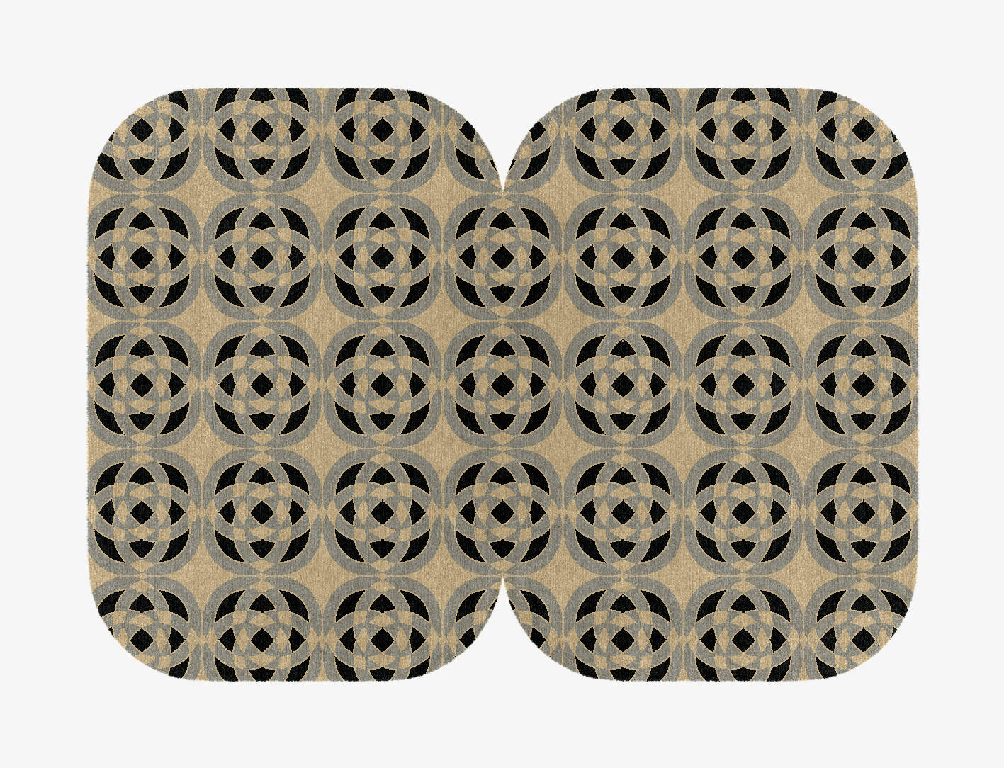 Madison Modern Geometrics Eight Hand Knotted Tibetan Wool Custom Rug by Rug Artisan