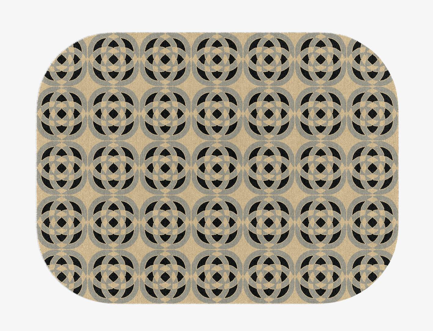 Madison Modern Geometrics Oblong Hand Knotted Tibetan Wool Custom Rug by Rug Artisan