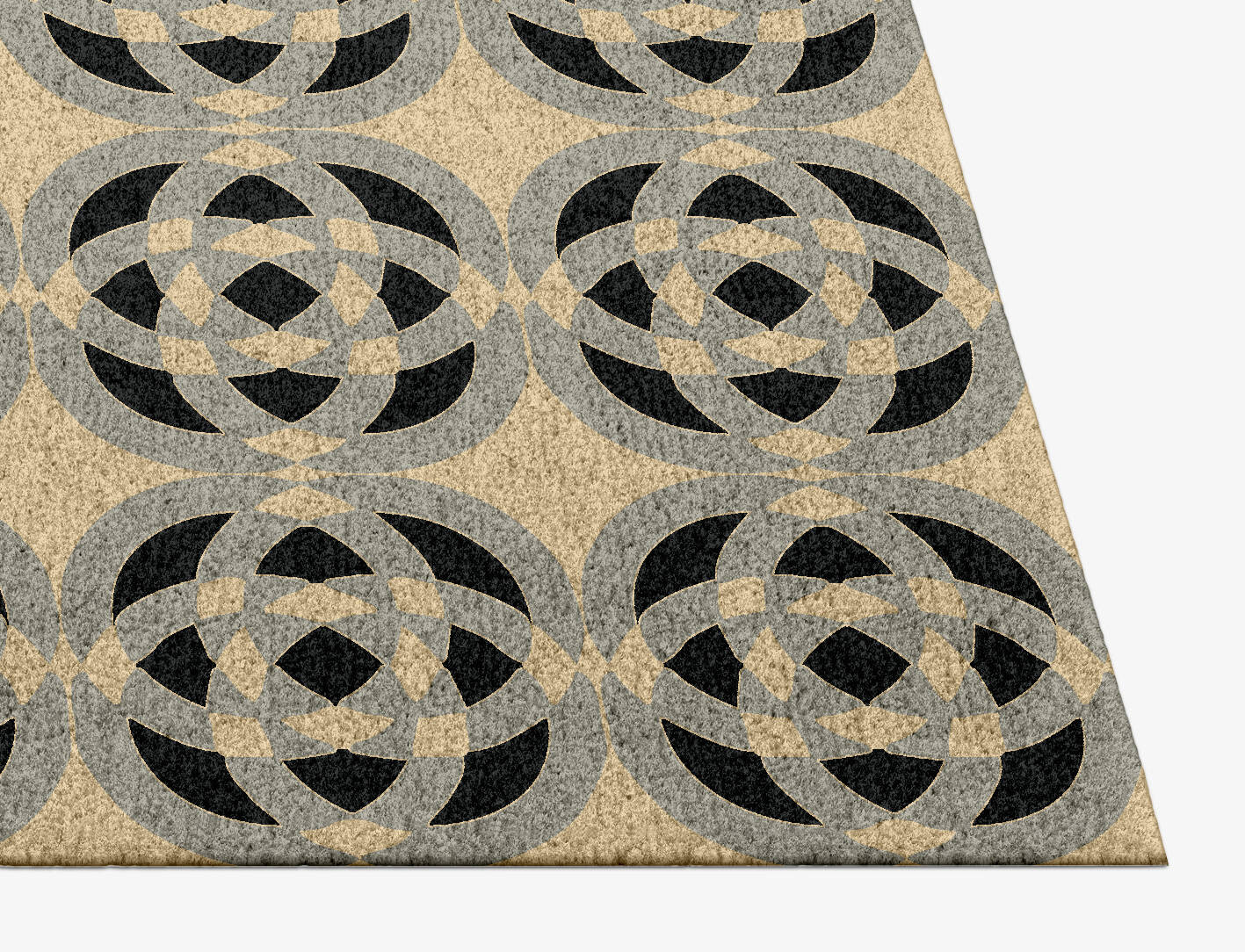 Madison Modern Geometrics Rectangle Hand Knotted Tibetan Wool Custom Rug by Rug Artisan