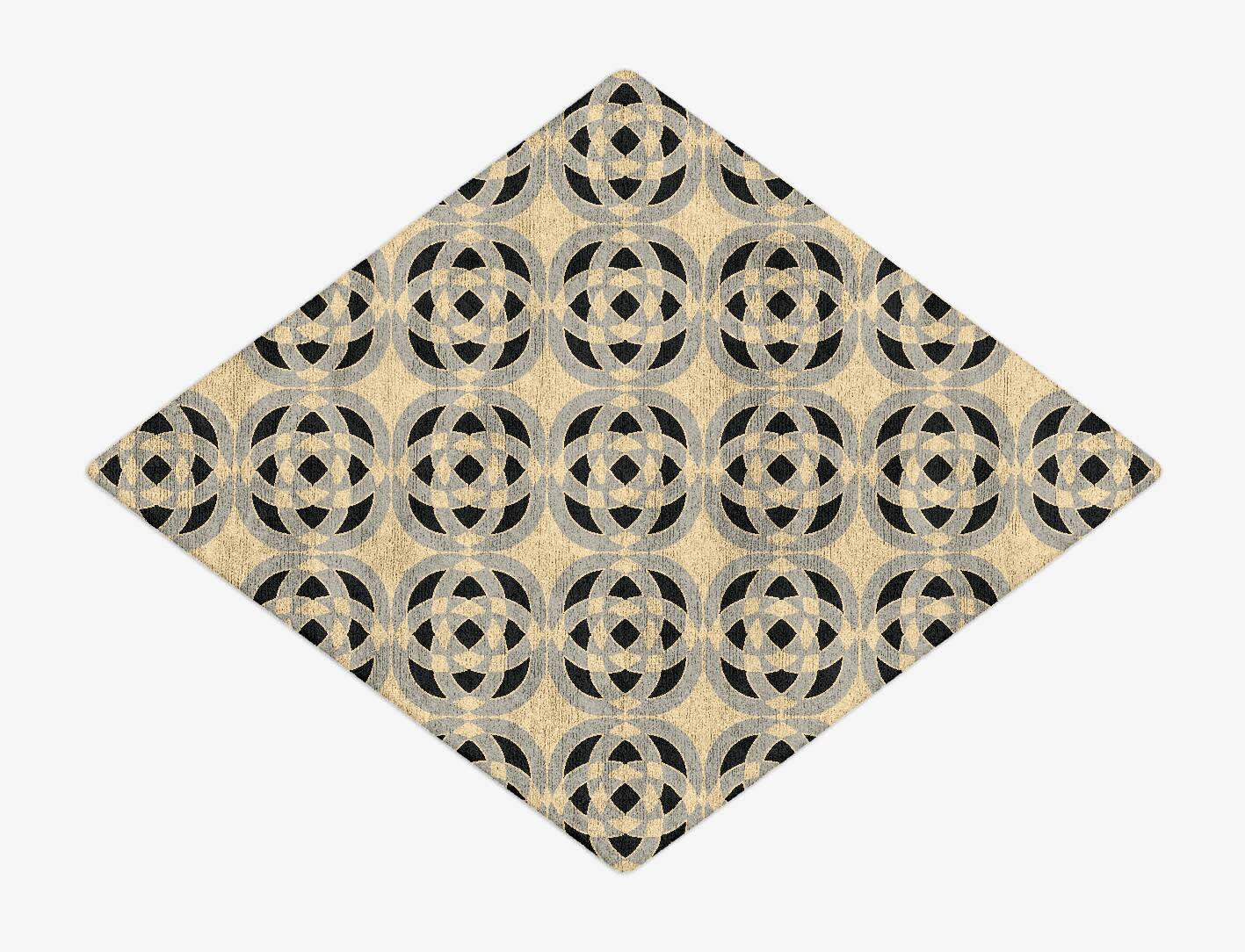 Madison Modern Geometrics Diamond Hand Tufted Bamboo Silk Custom Rug by Rug Artisan