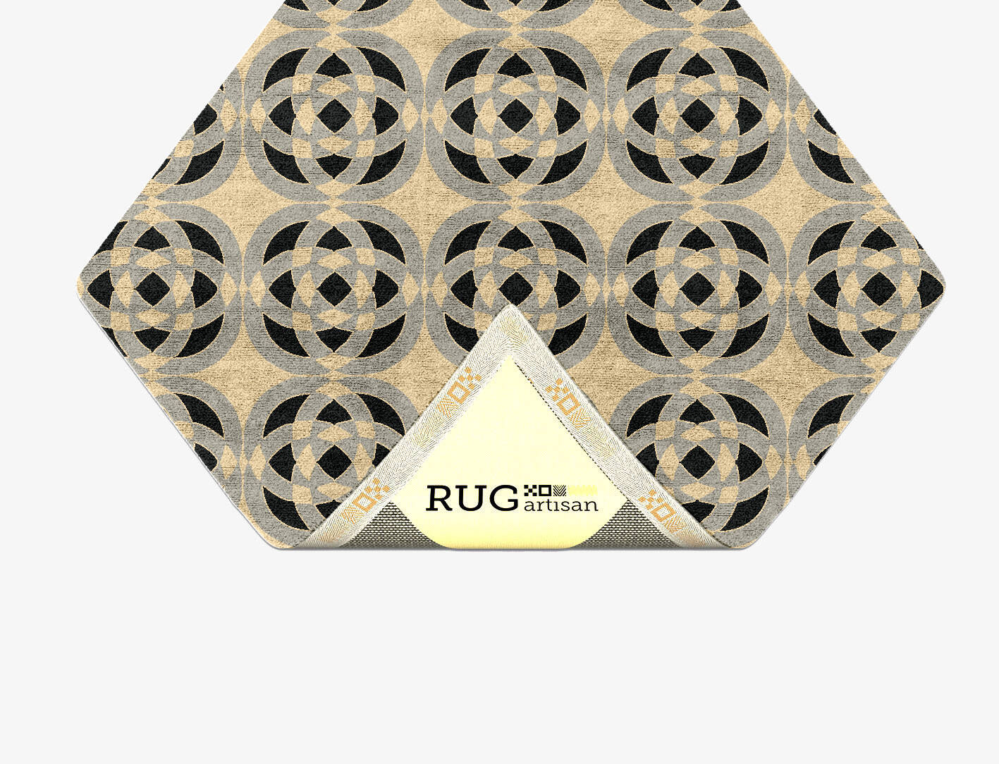 Madison Modern Geometrics Diamond Hand Tufted Bamboo Silk Custom Rug by Rug Artisan