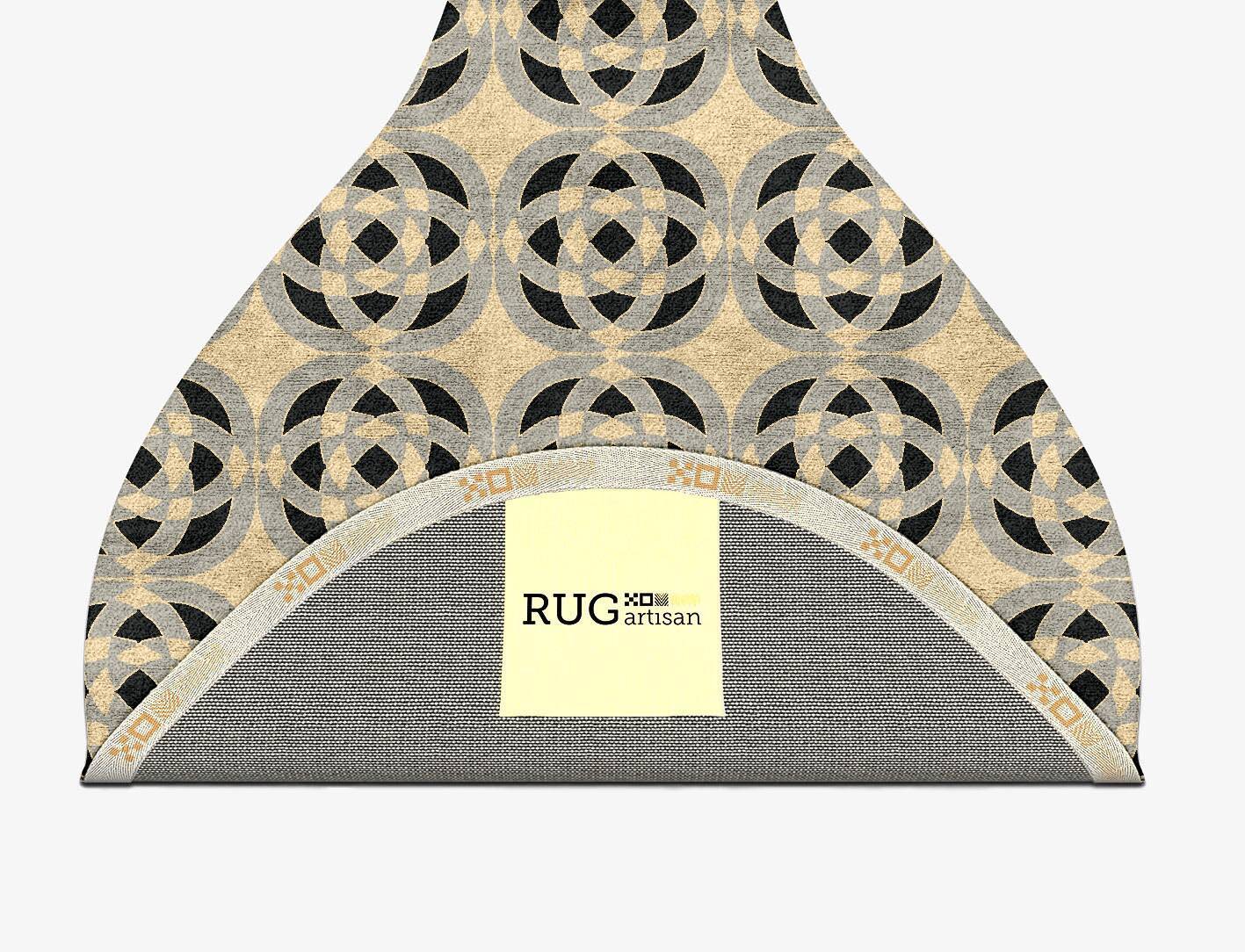 Madison Modern Geometrics Drop Hand Tufted Bamboo Silk Custom Rug by Rug Artisan