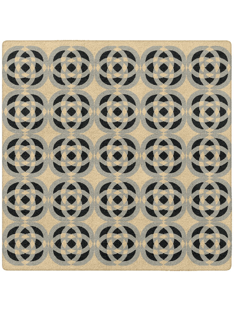 Madison Modern Geometrics Square Hand Tufted Pure Wool Custom Rug by Rug Artisan