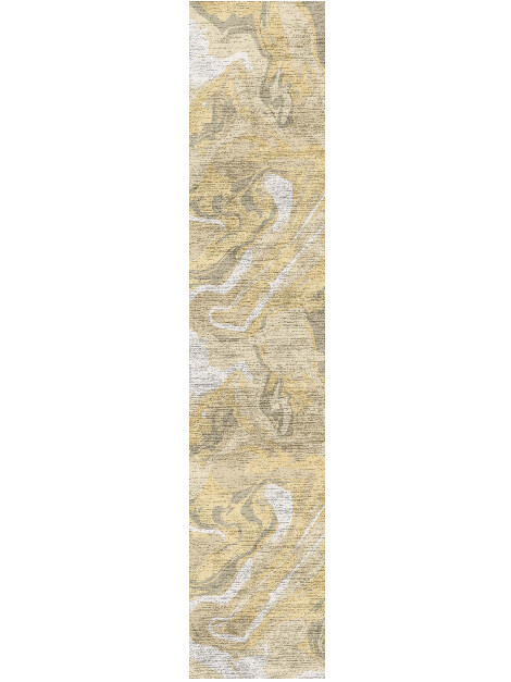 Maelstrom Surface Art Runner Hand Knotted Bamboo Silk Custom Rug by Rug Artisan