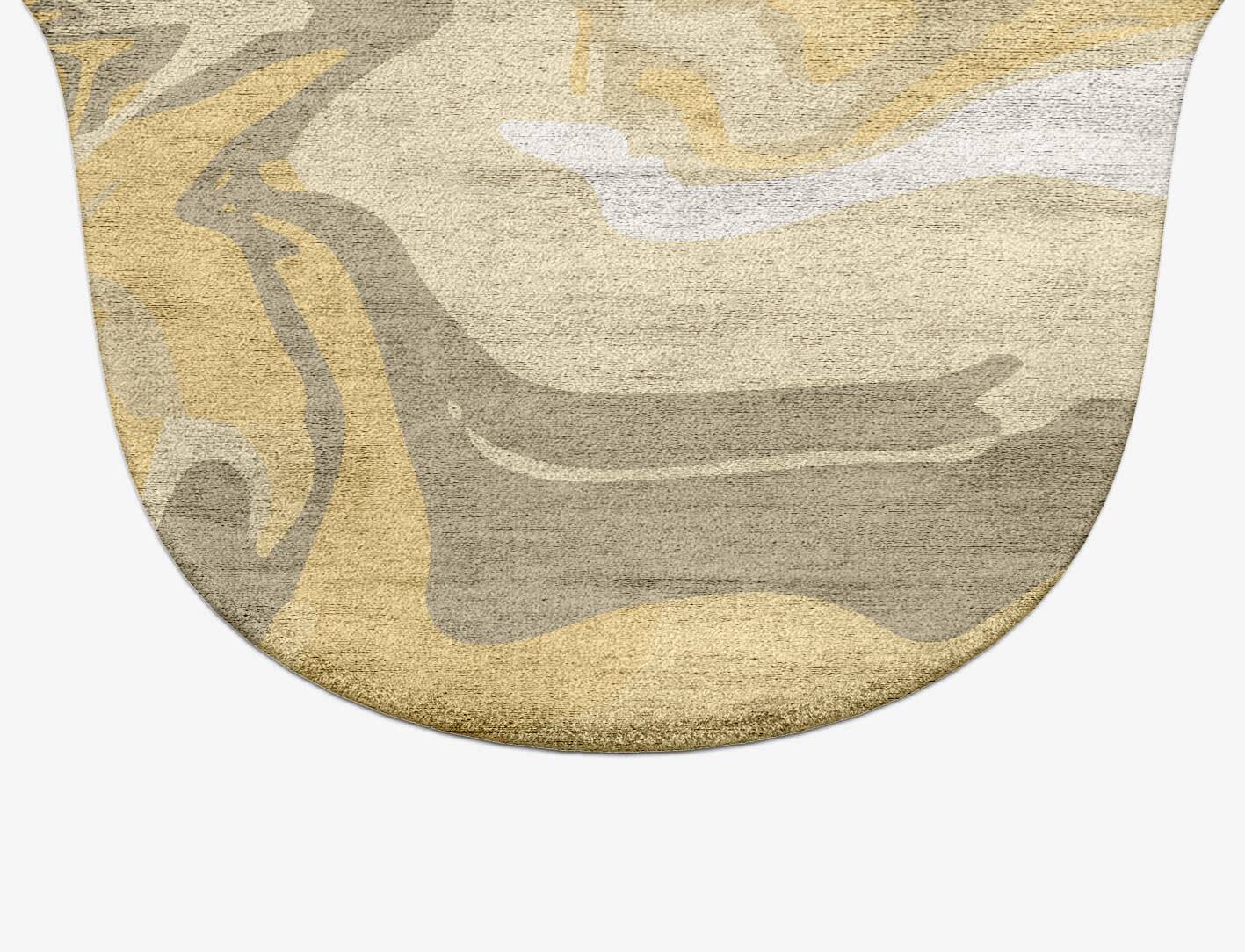 Maelstrom Surface Art Drop Hand Tufted Bamboo Silk Custom Rug by Rug Artisan