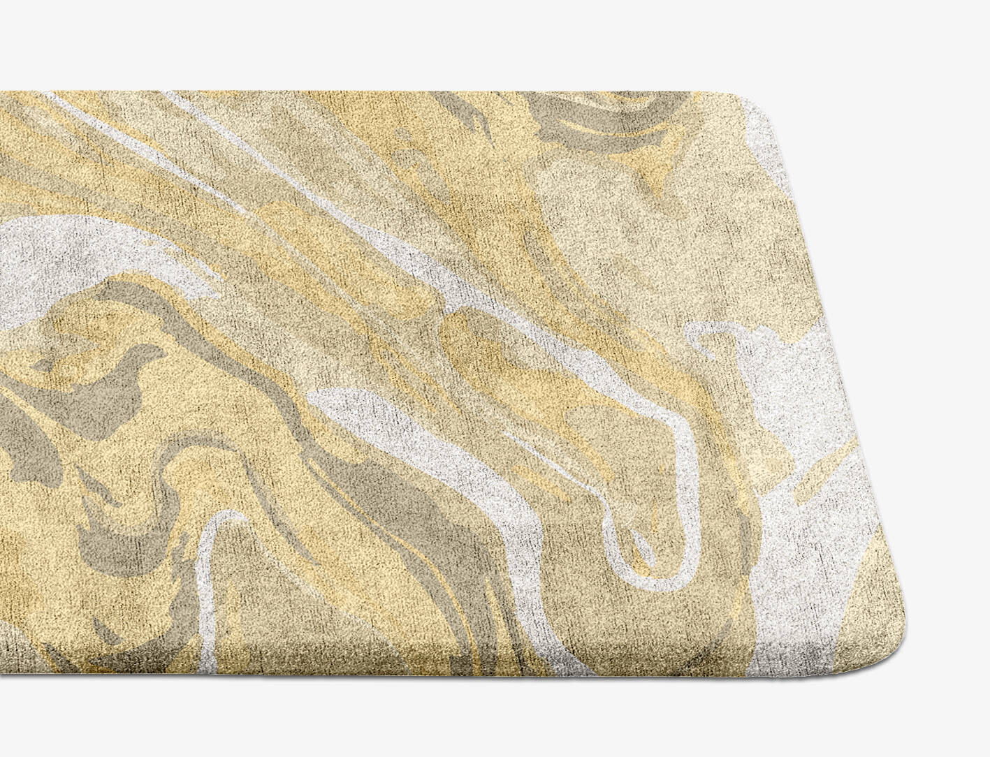Maelstrom Surface Art Runner Hand Tufted Bamboo Silk Custom Rug by Rug Artisan