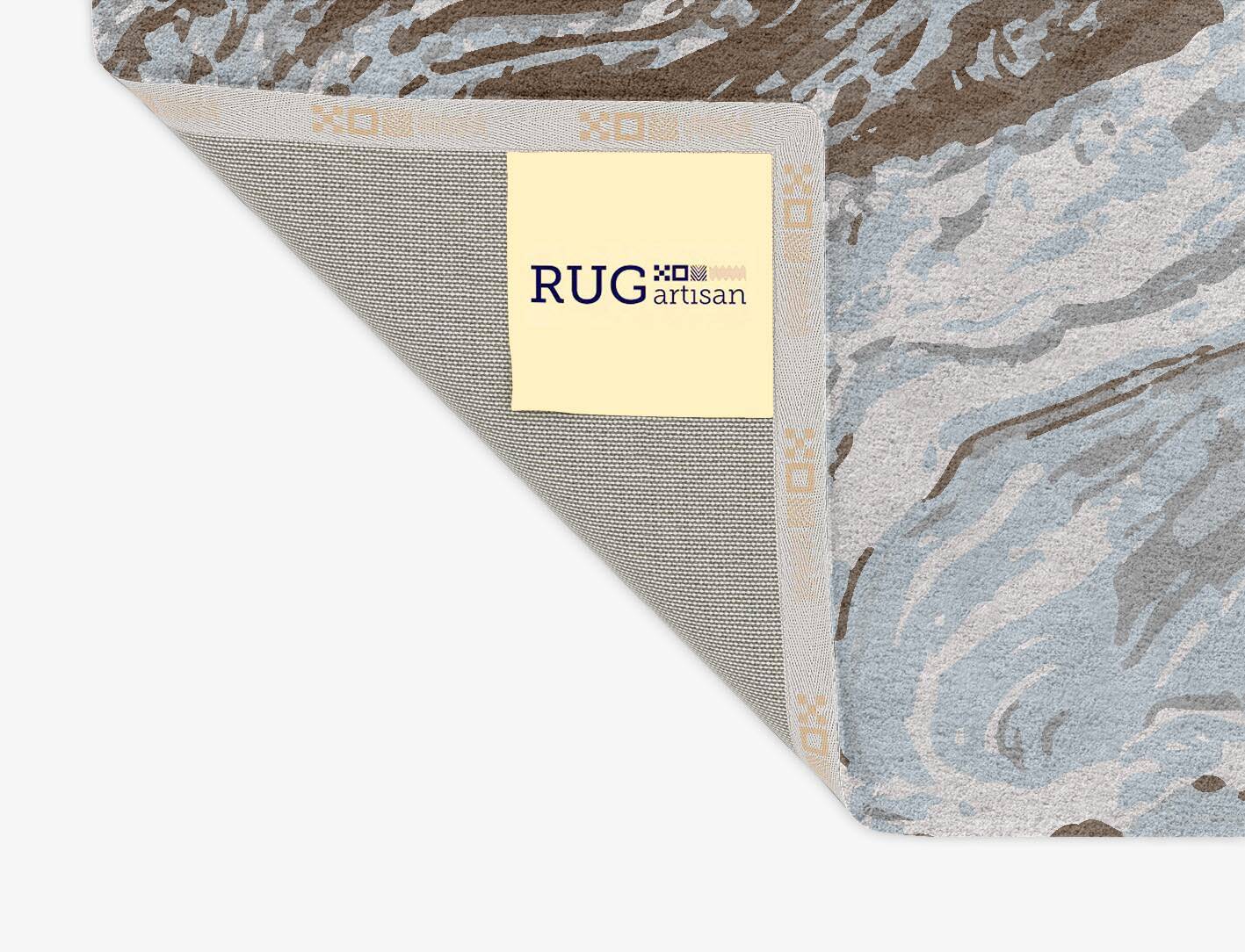 Magma Surface Art Rectangle Hand Tufted Pure Wool Custom Rug by Rug Artisan