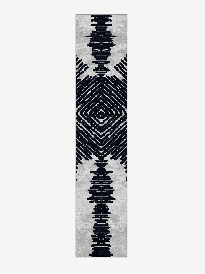 Magnetism Batik Runner Hand Knotted Tibetan Wool Custom Rug by Rug Artisan