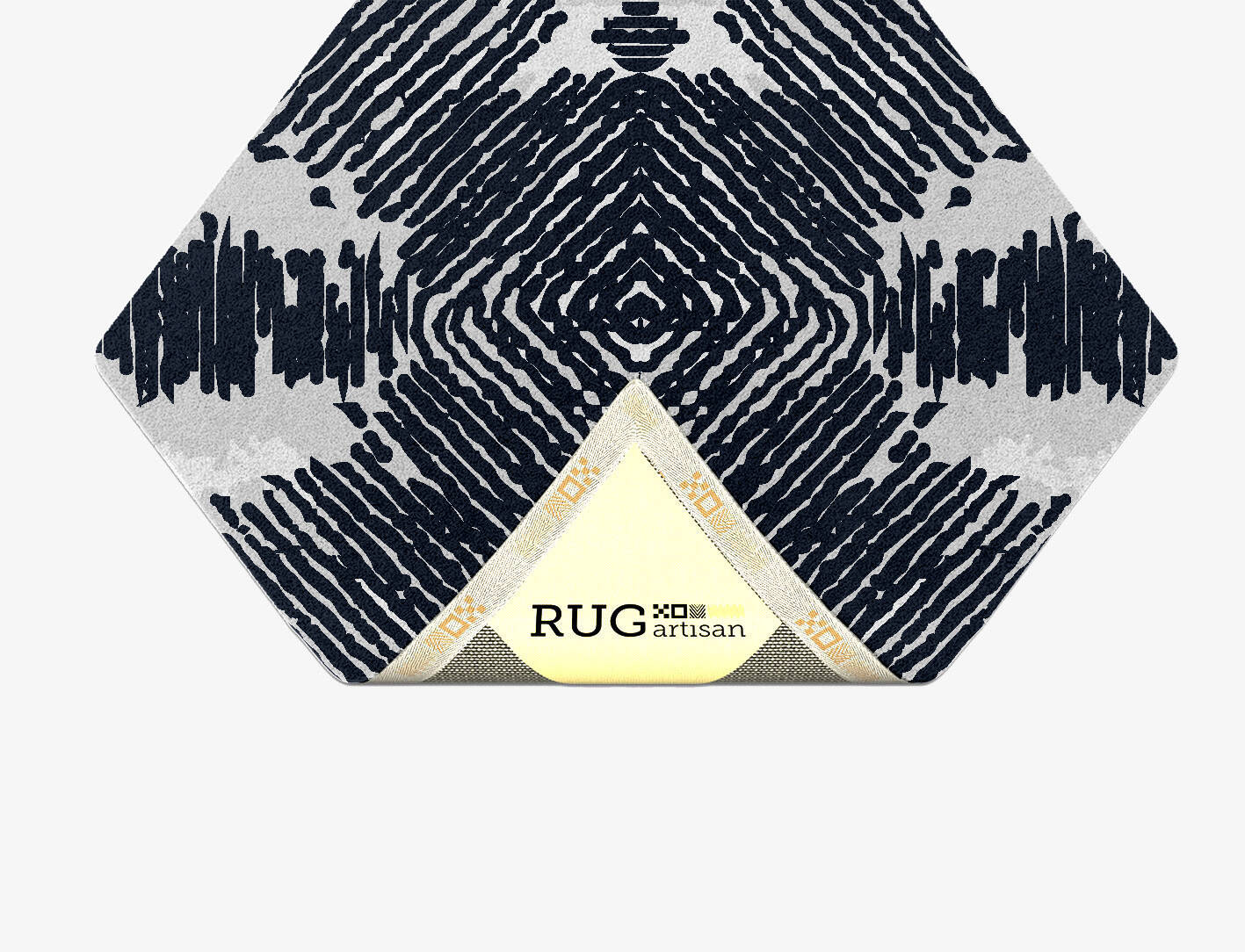 Magnetism Batik Diamond Hand Tufted Pure Wool Custom Rug by Rug Artisan
