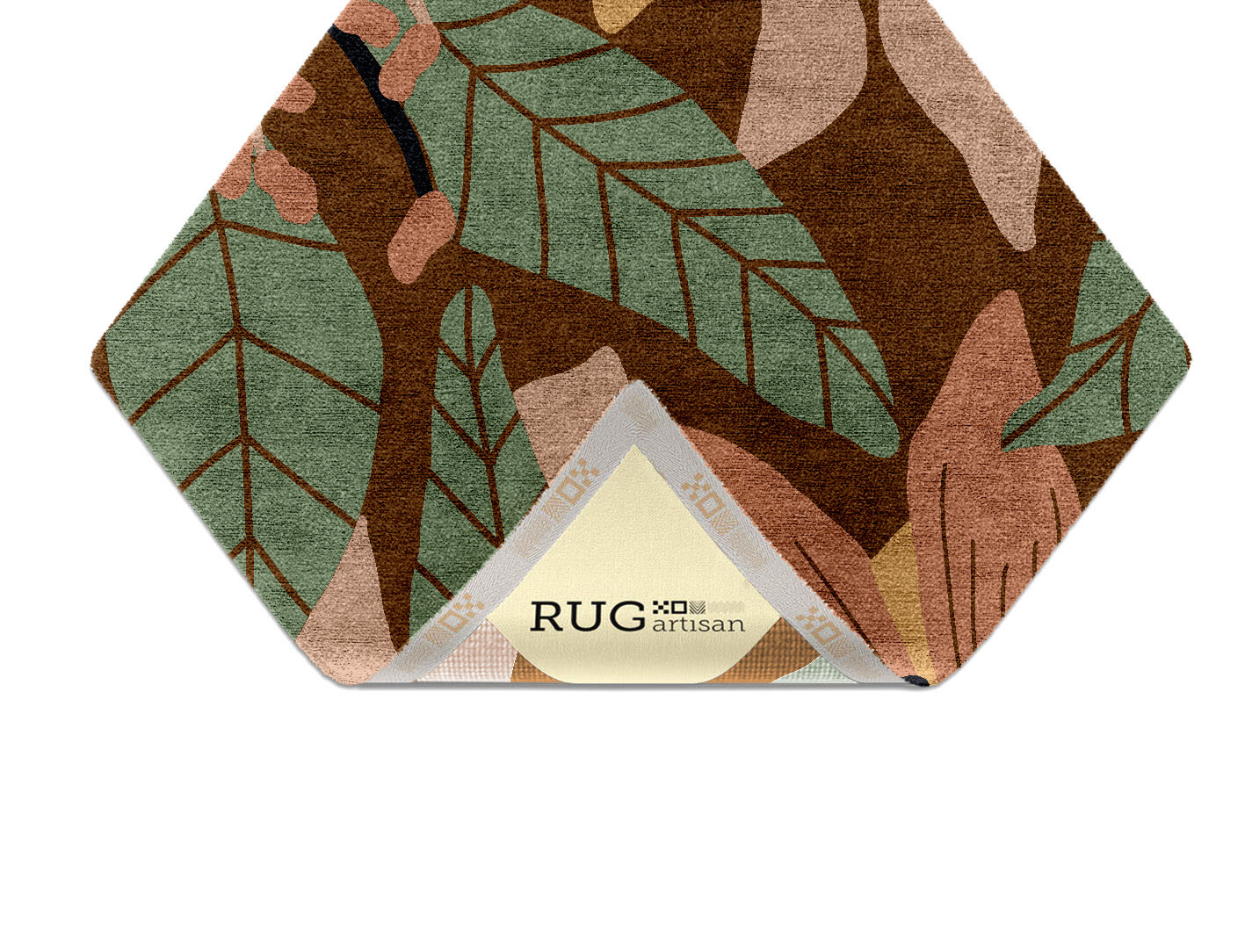 Magnolia Field of Flowers Diamond Hand Knotted Bamboo Silk Custom Rug by Rug Artisan