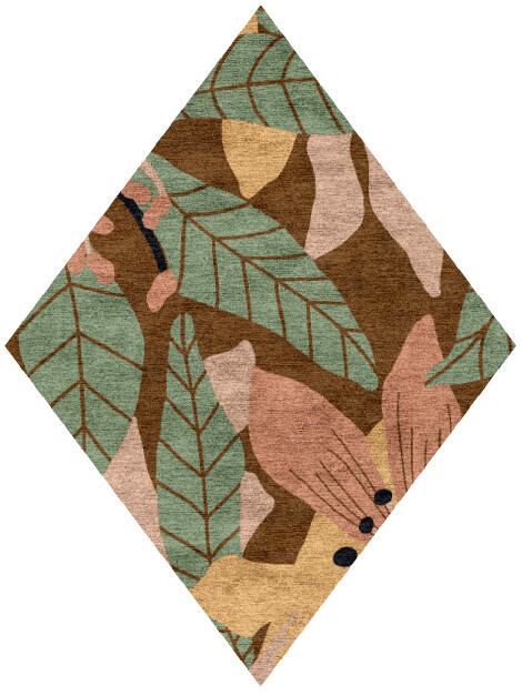 Magnolia Field of Flowers Diamond Hand Knotted Bamboo Silk Custom Rug by Rug Artisan