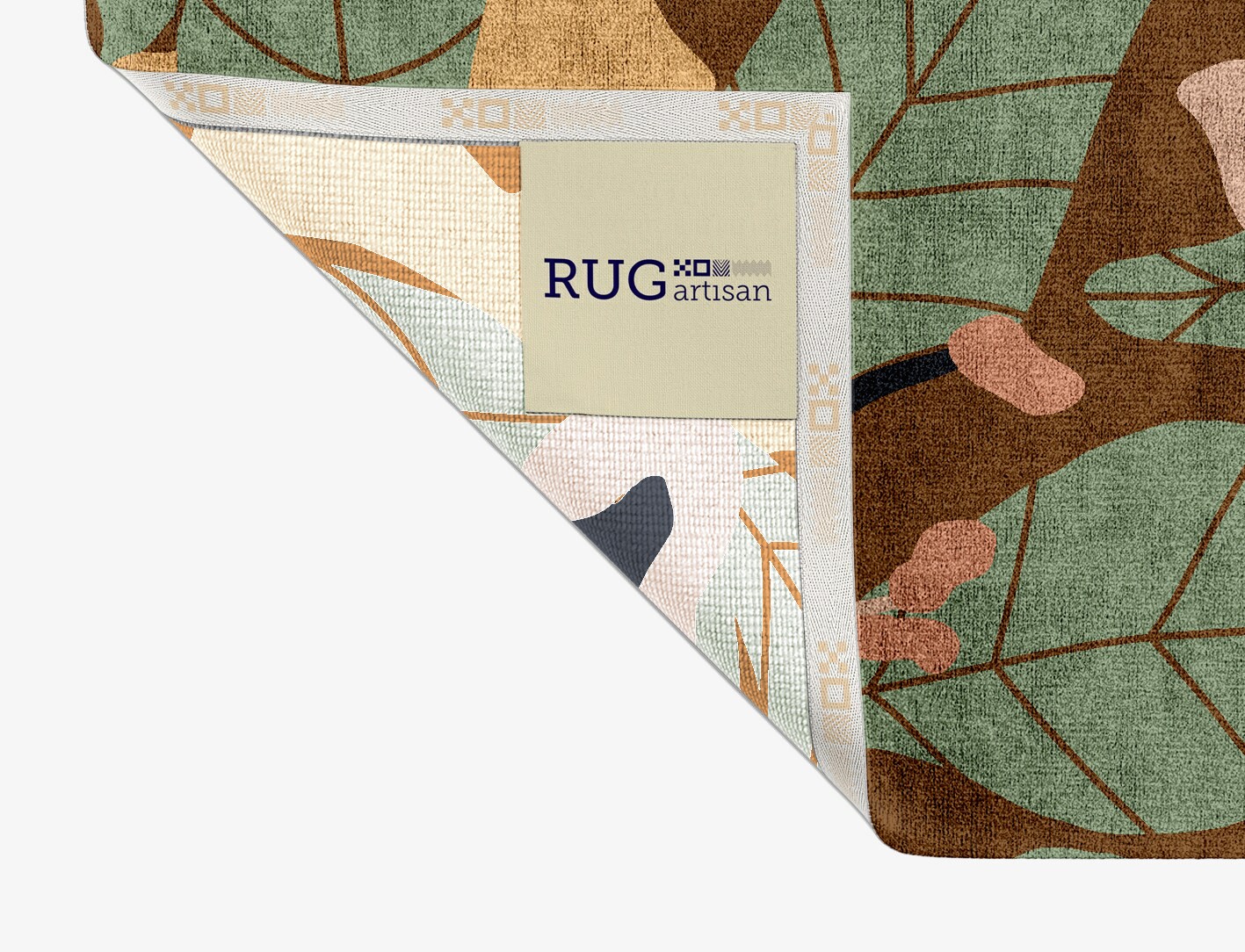 Magnolia Field of Flowers Rectangle Hand Knotted Bamboo Silk Custom Rug by Rug Artisan