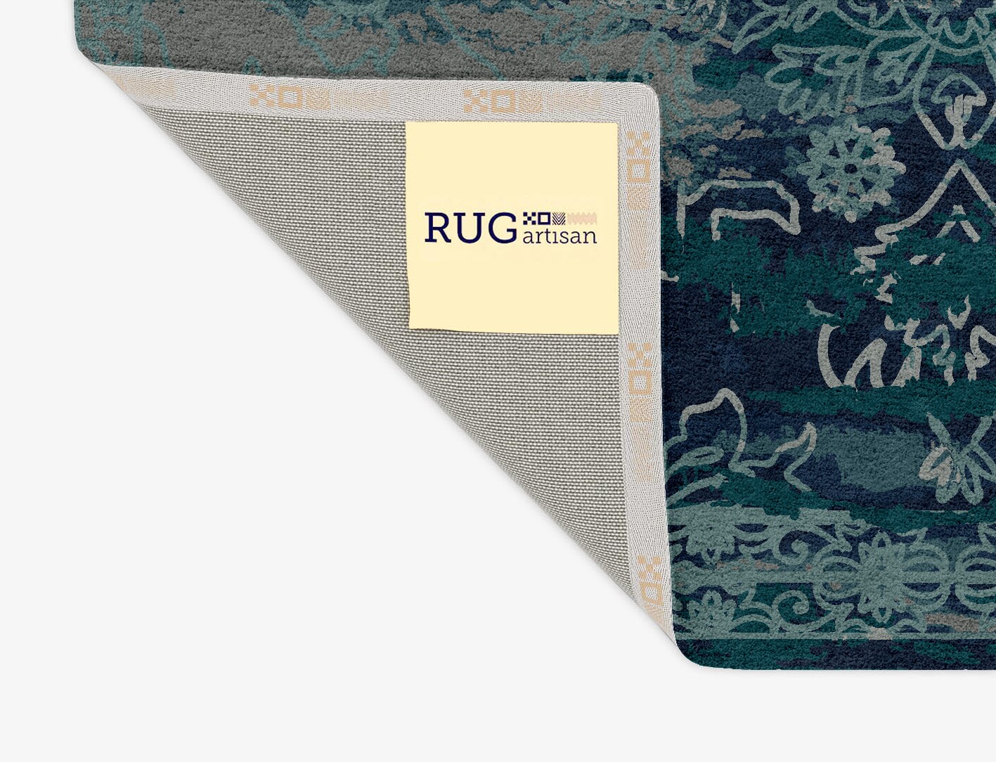 Mahtab Persian Bagh Rectangle Hand Tufted Pure Wool Custom Rug by Rug Artisan