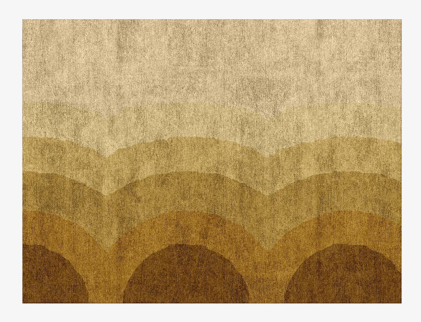 Malibu Gradation Rectangle Hand Knotted Bamboo Silk Custom Rug by Rug Artisan
