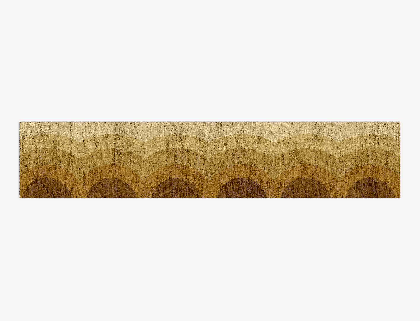 Malibu Gradation Runner Hand Knotted Bamboo Silk Custom Rug by Rug Artisan
