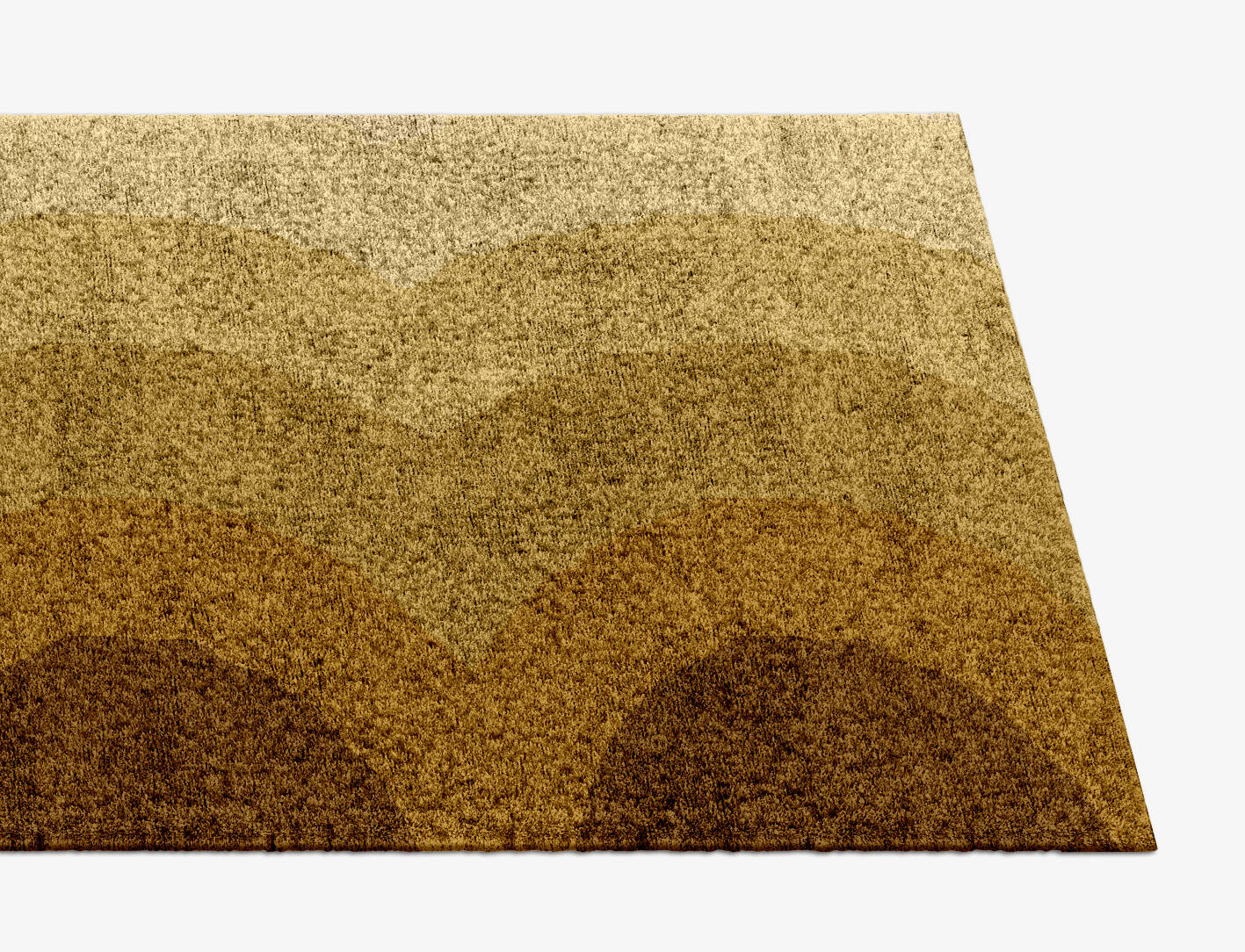 Malibu Gradation Runner Hand Knotted Bamboo Silk Custom Rug by Rug Artisan