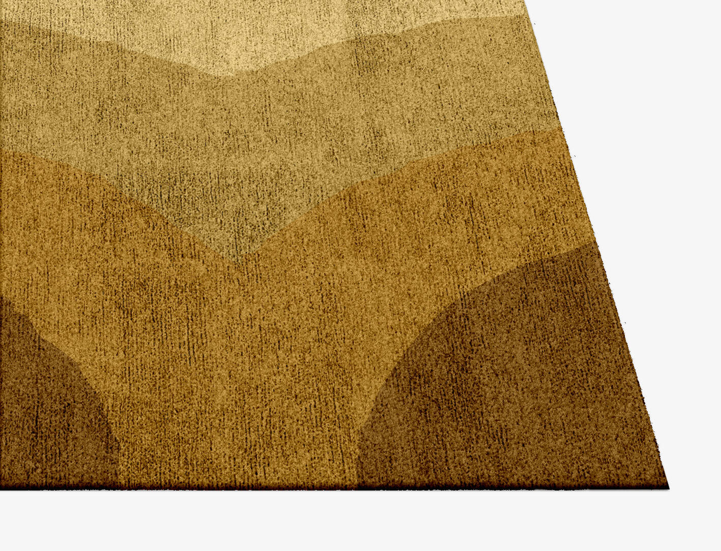 Malibu Gradation Square Hand Knotted Bamboo Silk Custom Rug by Rug Artisan