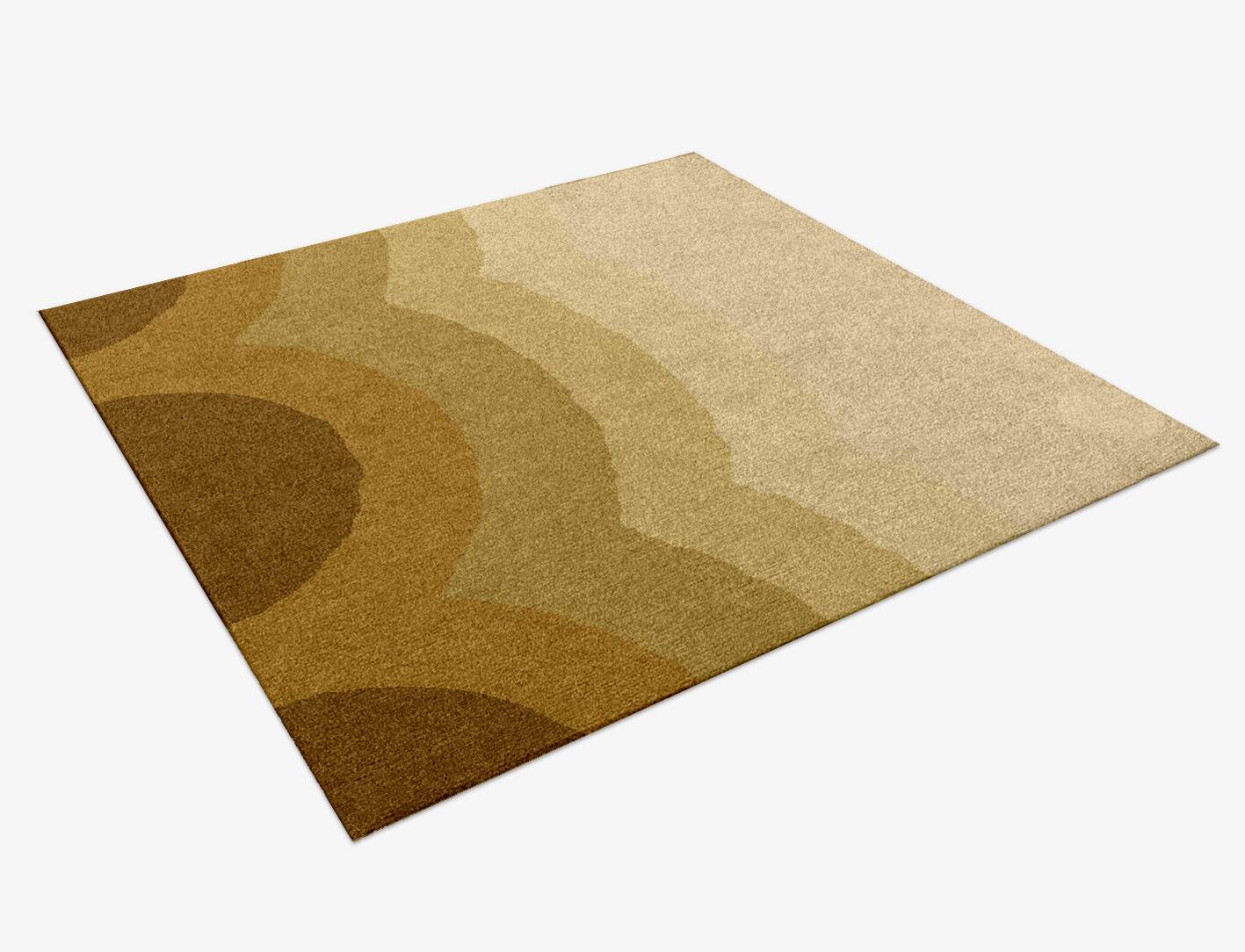 Malibu Gradation Square Hand Knotted Tibetan Wool Custom Rug by Rug Artisan