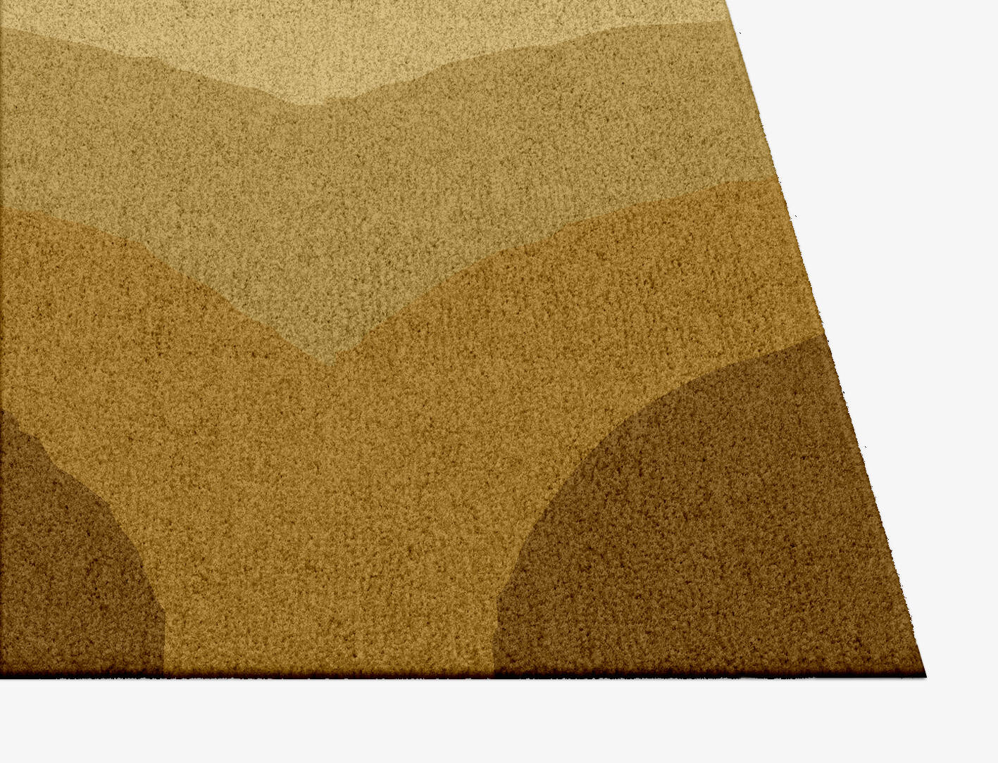 Malibu Gradation Square Hand Knotted Tibetan Wool Custom Rug by Rug Artisan