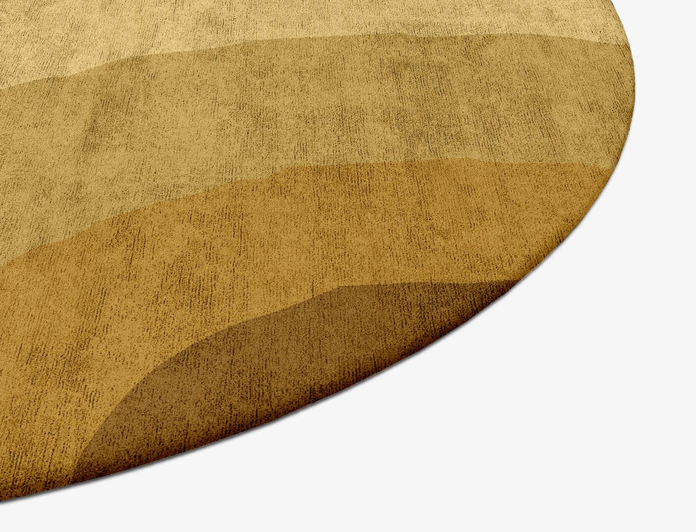 Malibu Gradation Oval Hand Tufted Bamboo Silk Custom Rug by Rug Artisan