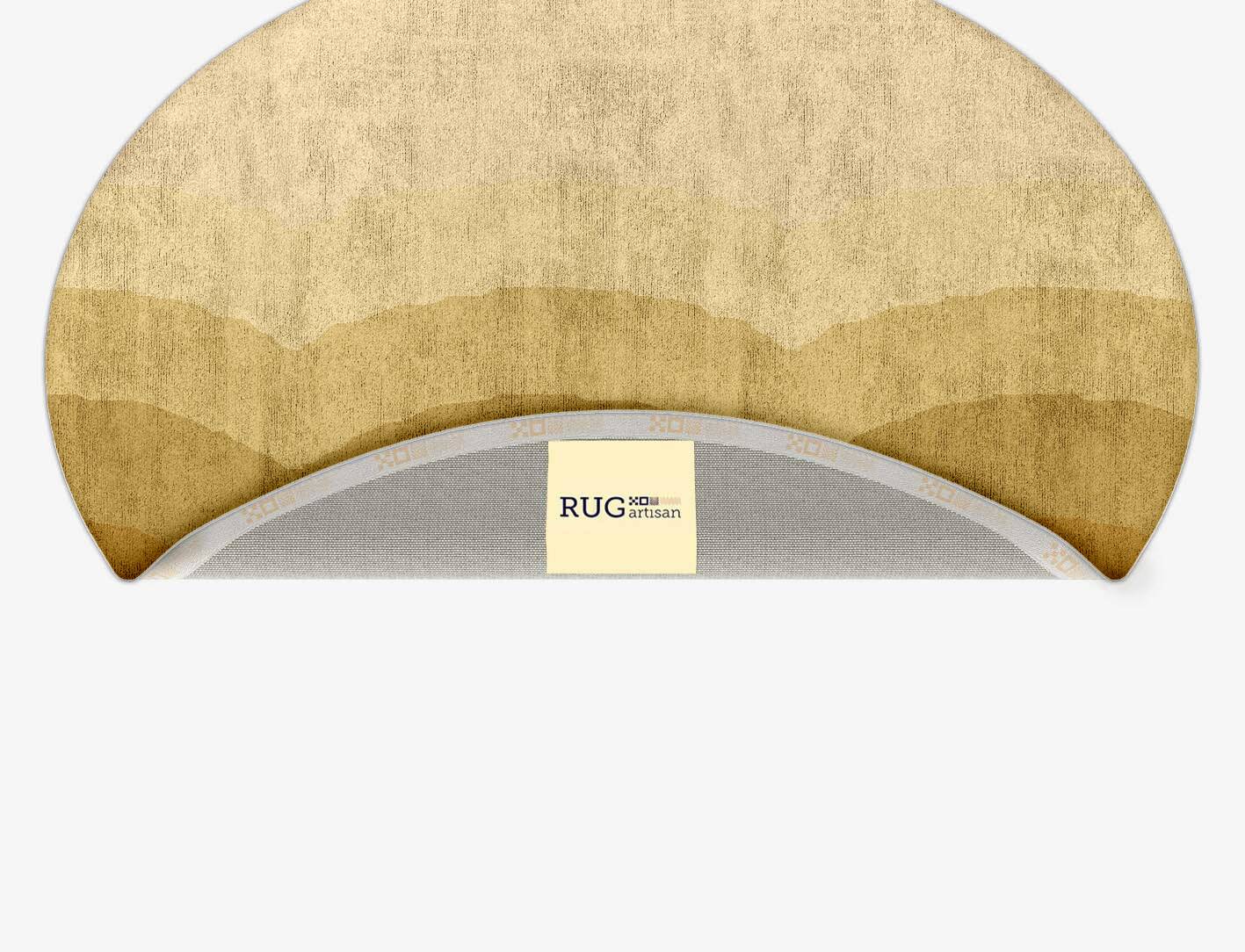 Malibu Gradation Oval Hand Tufted Bamboo Silk Custom Rug by Rug Artisan