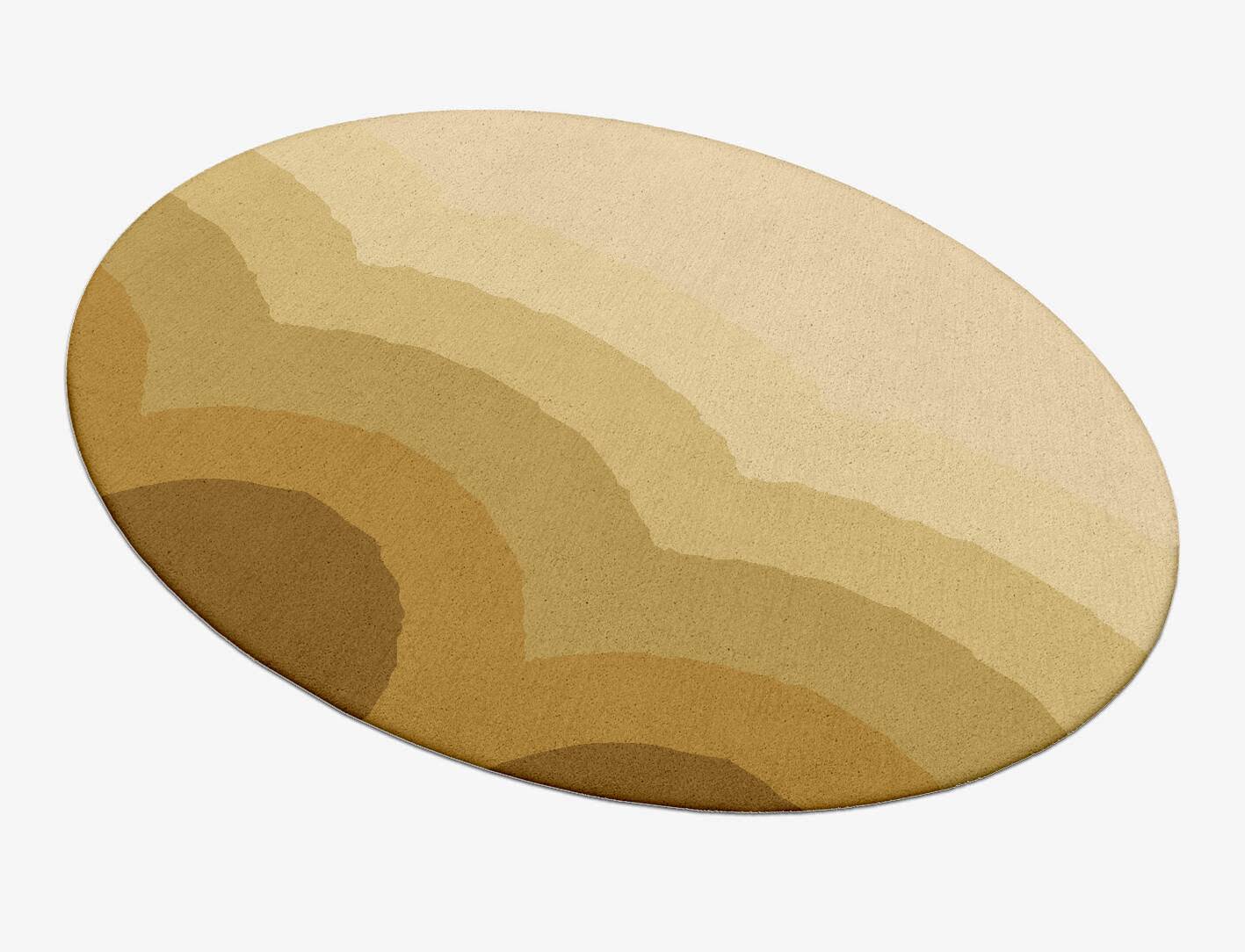 Malibu Gradation Oval Hand Tufted Pure Wool Custom Rug by Rug Artisan