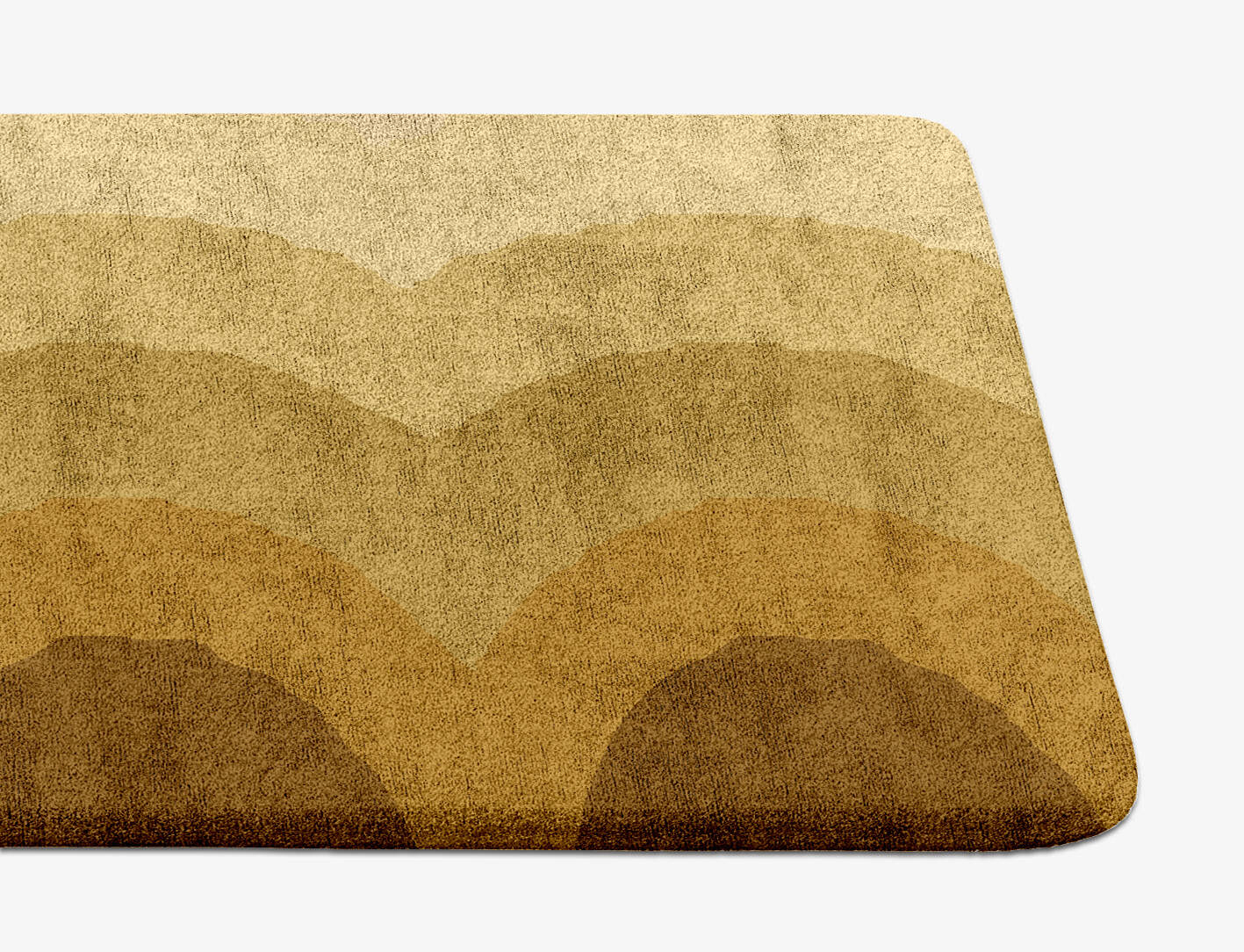 Malibu Gradation Runner Hand Tufted Bamboo Silk Custom Rug by Rug Artisan