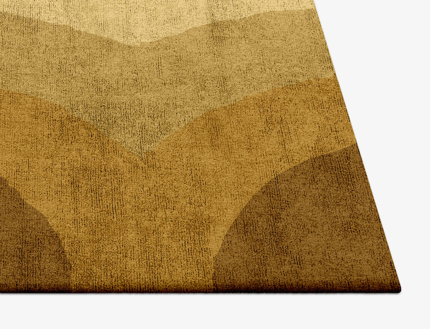 Malibu Gradation Square Hand Tufted Bamboo Silk Custom Rug by Rug Artisan