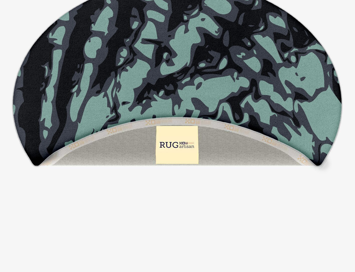 Mangata Abstract Oval Hand Tufted Pure Wool Custom Rug by Rug Artisan