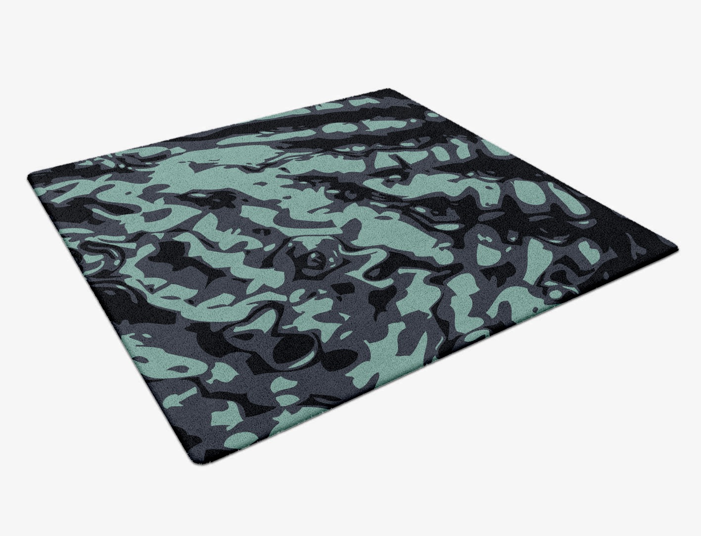 Mangata Abstract Square Hand Tufted Pure Wool Custom Rug by Rug Artisan