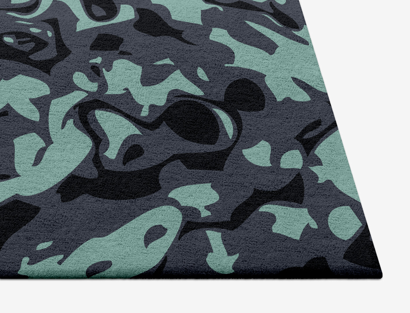 Mangata Abstract Square Hand Tufted Pure Wool Custom Rug by Rug Artisan