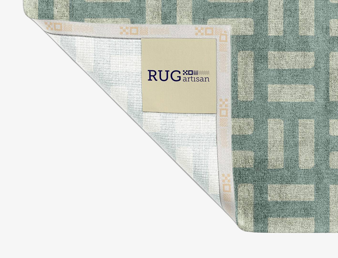 Mannerism Minimalist Rectangle Hand Knotted Bamboo Silk Custom Rug by Rug Artisan
