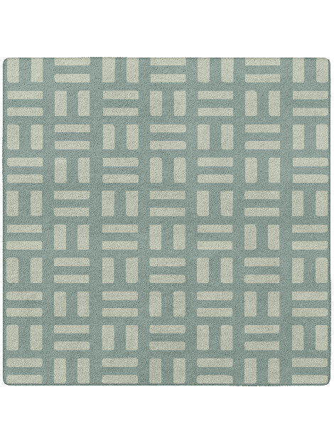 Mannerism Minimalist Square Hand Tufted Pure Wool Custom Rug by Rug Artisan