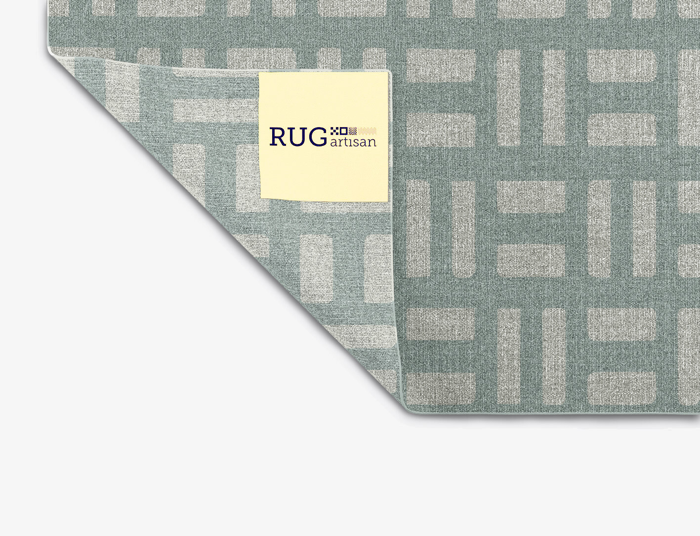 Mannerism Minimalist Square Outdoor Recycled Yarn Custom Rug by Rug Artisan