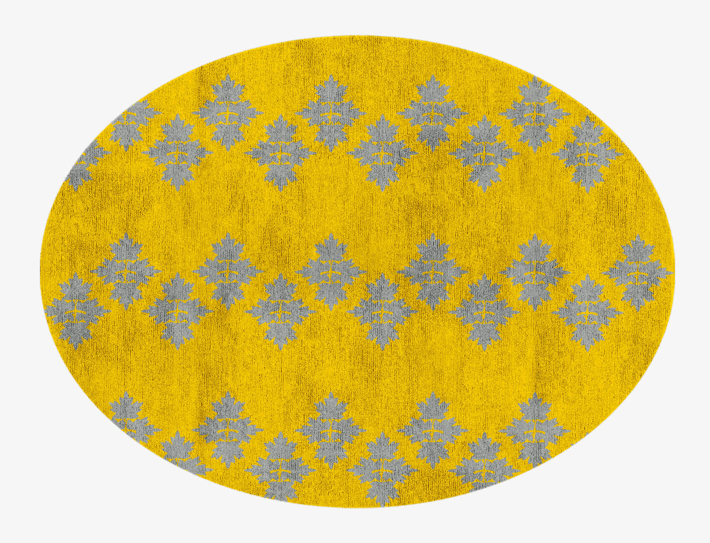 Maple Kids Oval Hand Knotted Bamboo Silk Custom Rug by Rug Artisan