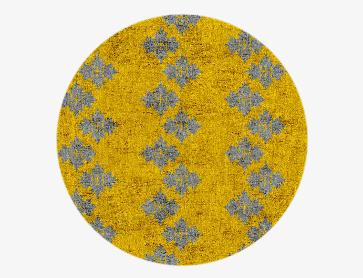 Maple Kids Round Hand Knotted Bamboo Silk Custom Rug by Rug Artisan