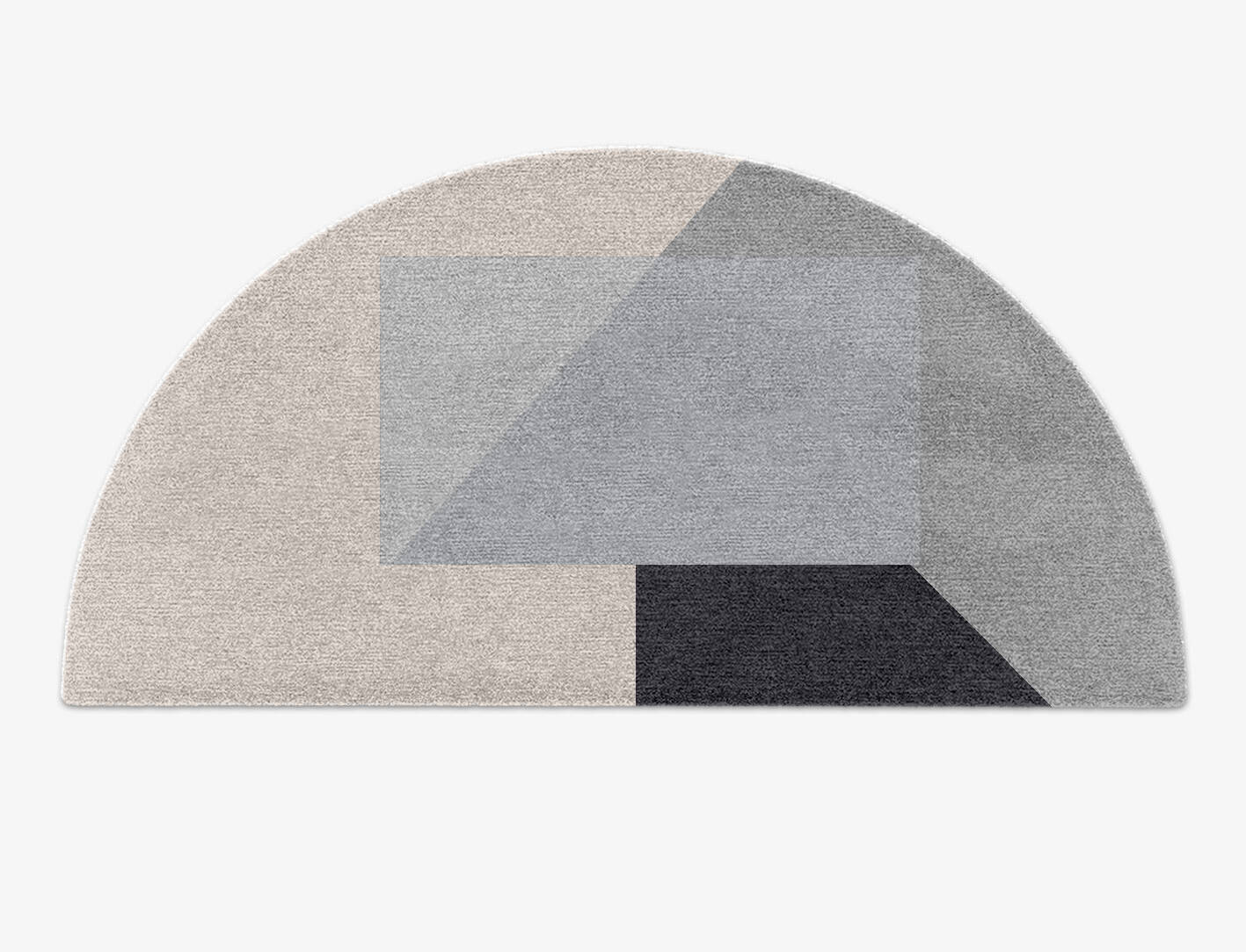 Mardy  Halfmoon Hand Knotted Tibetan Wool Custom Rug by Rug Artisan