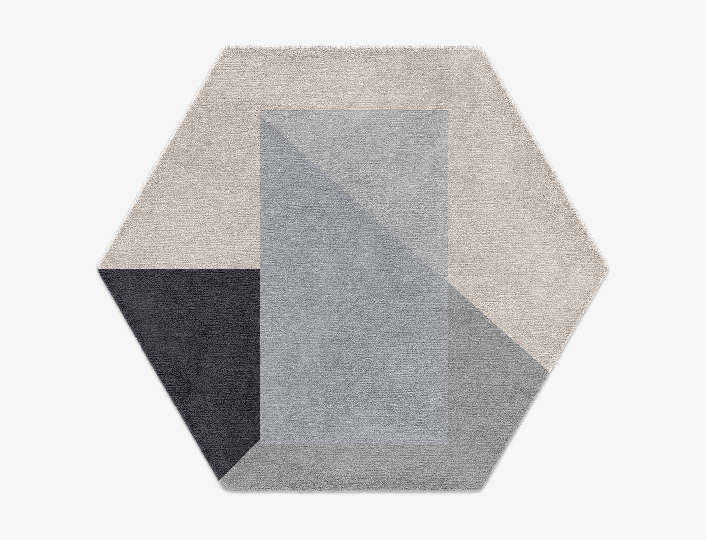 Mardy  Hexagon Hand Knotted Tibetan Wool Custom Rug by Rug Artisan