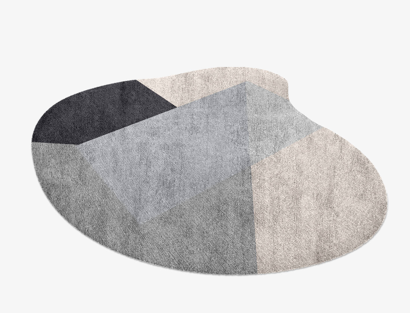 Mardy  Splash Hand Knotted Bamboo Silk Custom Rug by Rug Artisan