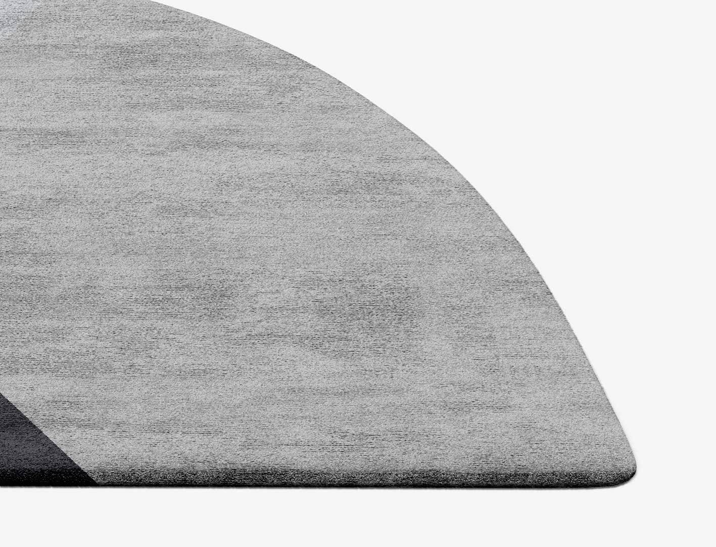 Mardy  Halfmoon Hand Tufted Bamboo Silk Custom Rug by Rug Artisan