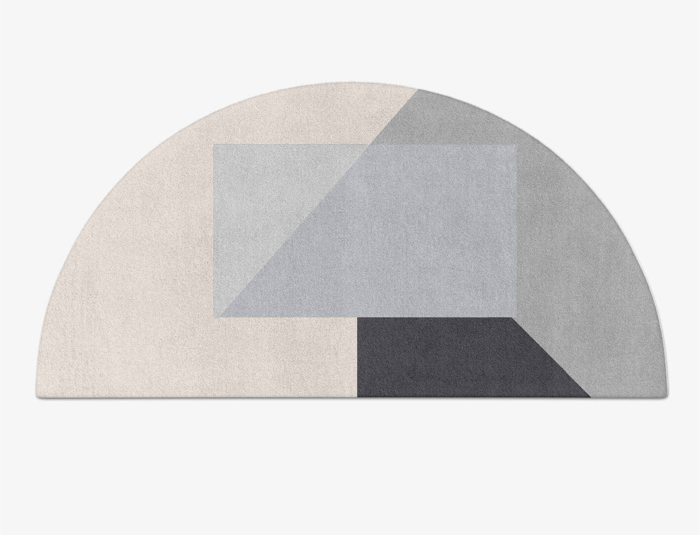 Mardy  Halfmoon Hand Tufted Pure Wool Custom Rug by Rug Artisan