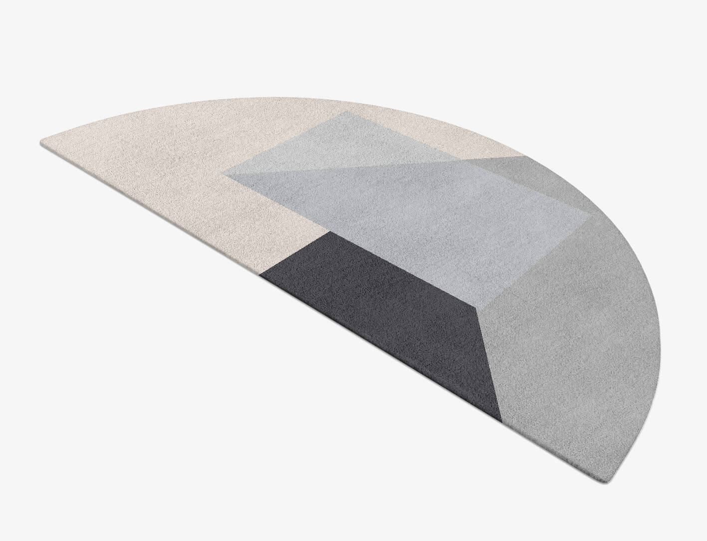 Mardy  Halfmoon Hand Tufted Pure Wool Custom Rug by Rug Artisan