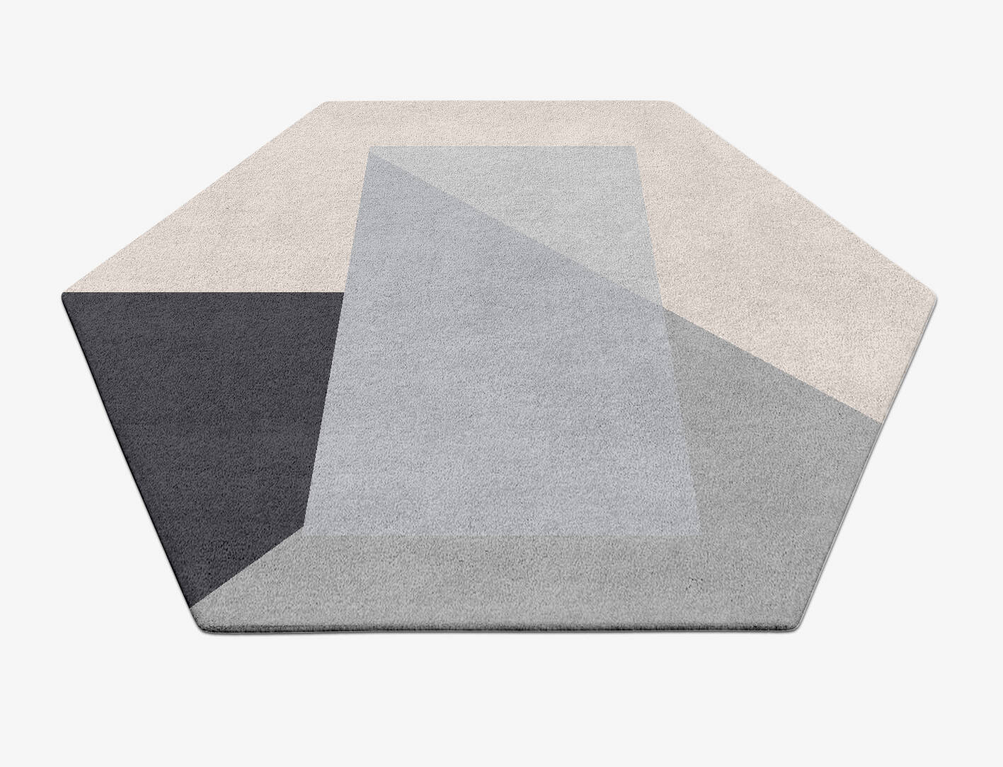 Mardy  Hexagon Hand Tufted Pure Wool Custom Rug by Rug Artisan
