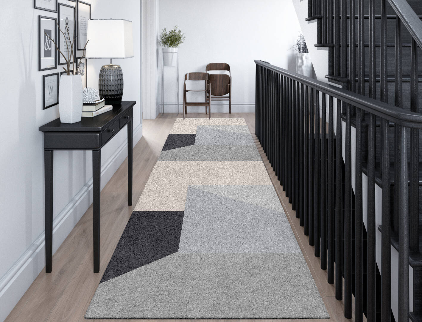 Mardy  Runner Hand Tufted Pure Wool Custom Rug by Rug Artisan