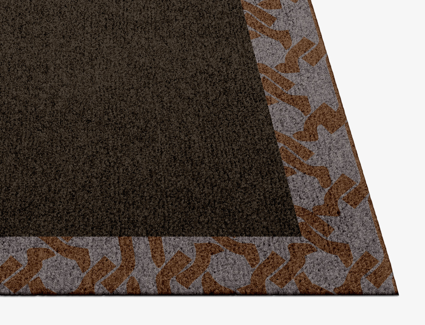 Margo Geometric Rectangle Hand Knotted Tibetan Wool Custom Rug by Rug Artisan