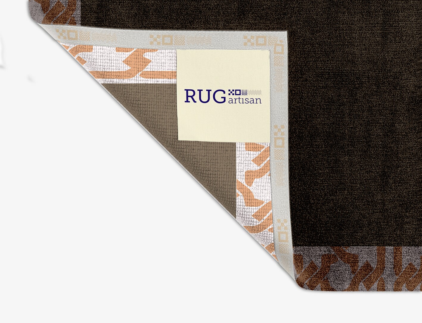 Margo Geometric Square Hand Knotted Bamboo Silk Custom Rug by Rug Artisan