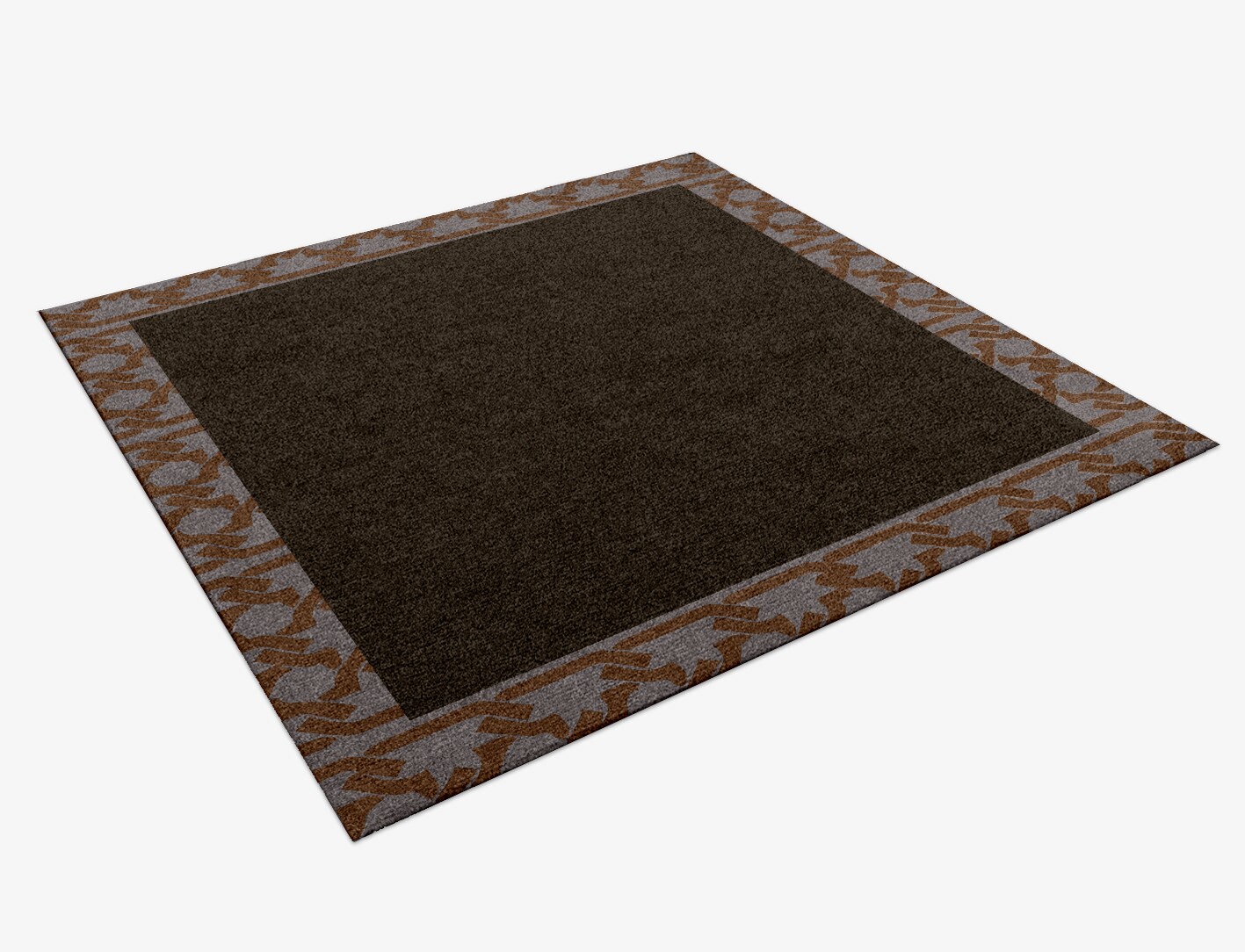 Margo Geometric Square Hand Knotted Tibetan Wool Custom Rug by Rug Artisan